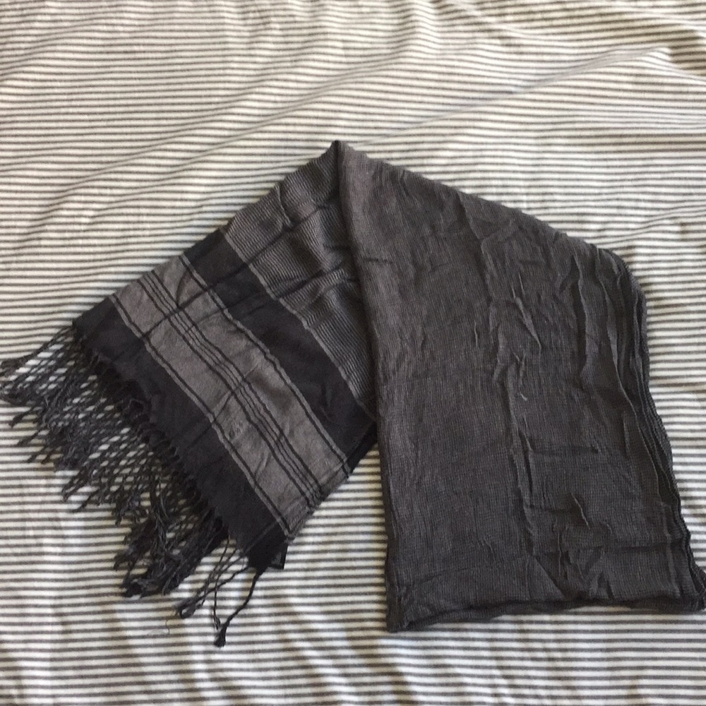 Forever 21 Rayon Grey Scarf